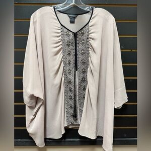 Moda International Embellished Blouse Top S